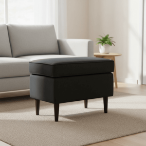 Signal Taburetka RON VELVET | černá obraz