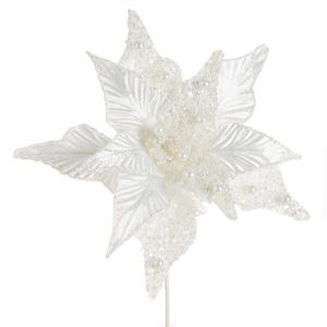 ArtFir Vánoční květ 282 | bílá 30 x 40 cm obraz