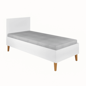 Elvisia Dětská postel KUBI | bílá 80 x 180 cm obraz