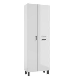 ArtDef Vysoká skříňka do koupelny NOVELTY White C60 obraz