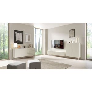 ArtLas Obývací stěna POLY | cashmere obraz