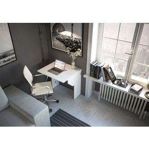 Szynaka Psací stůl se sklápěcí deskou BINGO | bílá obraz