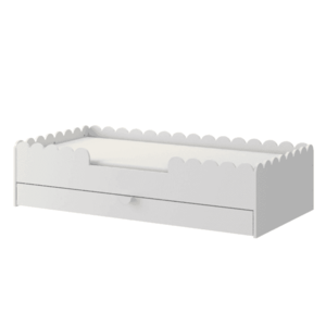 ArtBel Dětská jednolůžková postel BOOK NOOK se šuplíkem | bílá 80 x 160 cm obraz