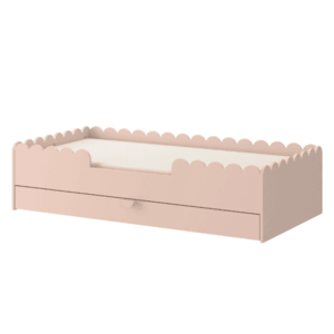 ArtBel Dětská jednolůžková postel BOOK NOOK se šuplíkem | růžová 80 x 160 cm obraz
