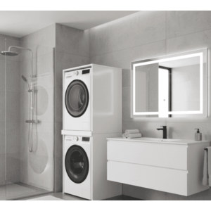 Elvisia Skříňka na pračku a sušičku | bílá obraz