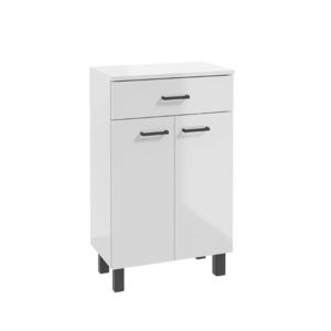 ArtDef Skříňka do koupelny NOVELTY White B50 obraz