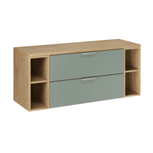 ArtCom Koupelnová skříňka s deskou ASTER Green LR D120cm | 120 cm obraz