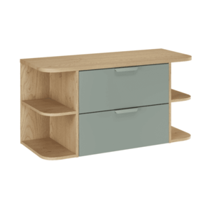 ArtCom Koupelnová skříňka s deskou ASTER Green LRSM D100cm | 100 cm obraz