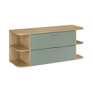 ArtCom Koupelnová skříňka s deskou ASTER Green LRSM D120cm | 120 cm obraz