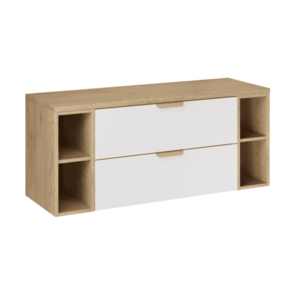 ArtCom Koupelnová skříňka s deskou ASTER WHITE LR D120cm | 120 cm obraz