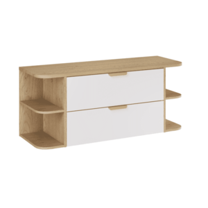 ArtCom Koupelnová skříňka s deskou ASTER WHITE LRSM D120cm | 120 cm obraz