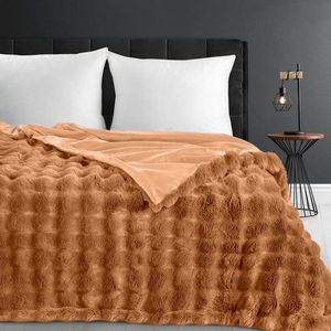 ArtFir Přehoz na postel LILY | medová 200 x 220 cm obraz