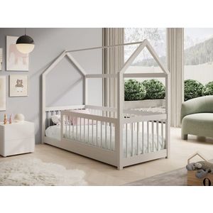 ArtAdrk Dětská postel domeček GRAJA | bílá 80 x 180 cm obraz