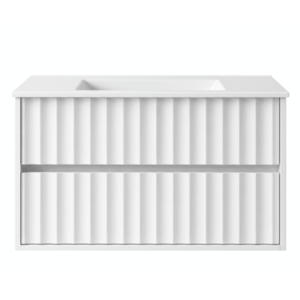 Elvisia Koupelnová skříňka s umyvadlem NOA White U80 | 80 cm obraz