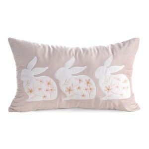 ArtFir Velikonoční povlak na polštář EASTER 132 | světle růžová 30 x 50 cm obraz