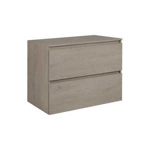 Elvisia Skříňka pod umyvadlo s deskou SIMPLE Dark oak D80/1 | 80 cm obraz