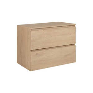 Elvisia Skříňka pod umyvadlo s deskou SIMPLE Light oak D80/1 | 80 cm obraz