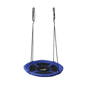 Chomik Zahradní houpačka čáp hnízdo CHILLNEST | modrá 100 cm obraz