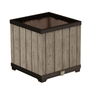 KETER Zahradní květináč DECO RIGHT PLANTER | jasan obraz