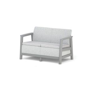 KETER Pohovka SCANDI LINDI 2 | šedá / béžová obraz