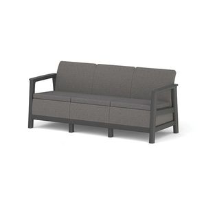 KETER Pohovka SCANDI LINDI 3 | Mountain grey / grafit obraz