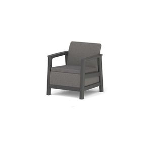 KETER Zahradní křesla SCANDI LINDI | Mountain grey / grafit obraz