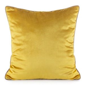 ArtFir Povlak na polštář GAJA 2 | hořčičná 45 x 45 cm obraz