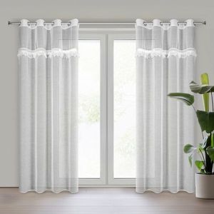 ArtFir Záclona KIARA K | bílá 140 x 250 cm obraz