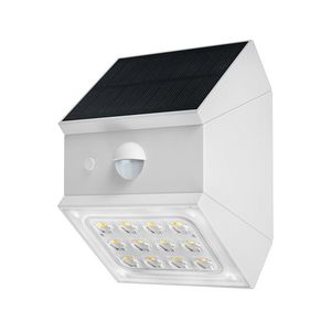 LED Solution Bílé LED fasádní solární LED svítidlo s pohybovým čidlem 2, 5W IP65 CCT 24097 obraz