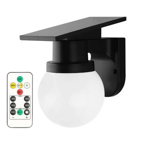 LED Solution Černé LED fasádní solární svítidlo kulaté 0, 9W IP54 CCT s DO 24152 obraz