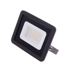 T-LED Černý LED reflektor 20W Economy Barva světla: Teplá bílá 103004 obraz