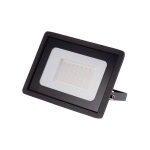 T-LED Černý LED reflektor 30W Economy Barva světla: Teplá bílá 103007 obraz