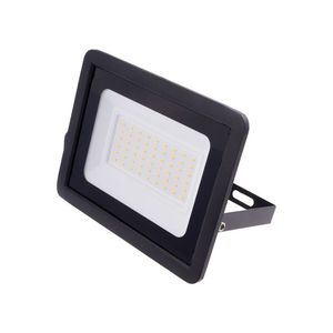 T-LED Černý LED reflektor 50W Economy Barva světla: Teplá bílá 103010 obraz