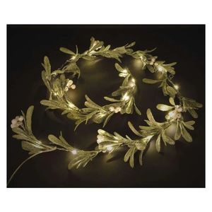 EMOS LED vánoční girlanda jmelí 1, 5m DCTW27 obraz