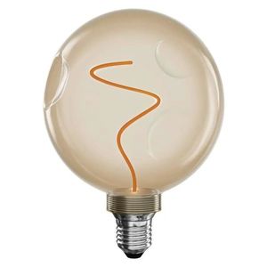 EMOS LED žárovka Filament jantar G125 4, 5W E27 Z50B11 obraz