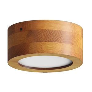 APLED LED stropní svítidlo Rondo Woodline Dub kulaté 130mm 6W Barva světla: Teplá bílá 21613 obraz