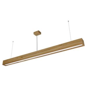 APLED Lineární závěsné LED svítidlo Look Woodline Dub 150cm 48W Barva světla: Teplá bílá 21561 obraz