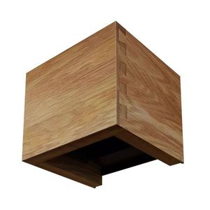 APLED Fasádní LED svítidlo Cube Woodline Dub hranaté 6W IP65 Barva světla: Teplá bílá 21618 obraz
