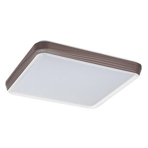 Rabalux Hnědé stropní LED svítidlo Druzor hranaté 480x480mm 40W 71166 obraz