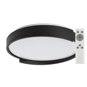 Rabalux Černé stropní LED svítidlo Laleh 400mm 24W CCT s DO 71305 obraz