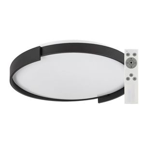 Rabalux Černé stropní LED svítidlo Laleh 500mm 48W CCT s DO 71306 obraz