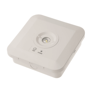 T-LED Bílé přisazené nouzové svítidlo 3W IP65 105437 obraz