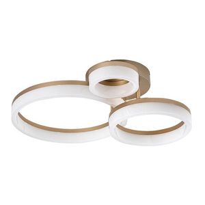 Rabalux Zlaté stropní LED svítidlo Amilia 510mm 24W CCT 71383 obraz