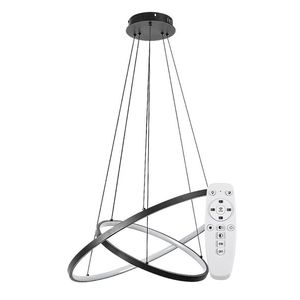 Rabalux Černé závěsné LED svítidlo Beliza 600mm 75W CCT s DO 72345 obraz