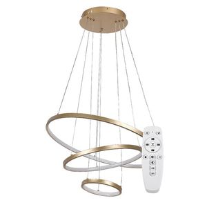 Rabalux Zlaté závěsné LED svítidlo Beliza 600mm 90W CCT s DO 72349 obraz