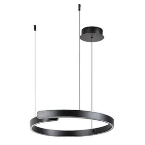 Rabalux Černé závěsné LED svítidlo Silnora 570mm 35W CCT 72114 obraz