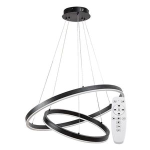 Rabalux Černé závěsné LED svítidlo Isaure 600mm 80W CCT s DO 72305 obraz
