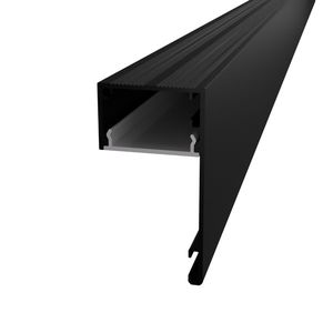 LED Solution Nástěnný profil pro LED pásky N12 černý Vyberte variantu a délku: Profil bez difuzoru 2m LP408B obraz