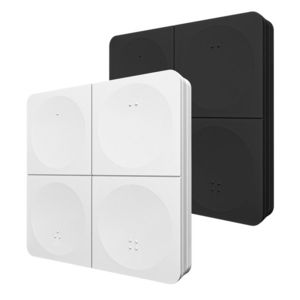 LED Solution Mi-Light MiBoxer RF Bezdrátový nástěnný ovladač pro jednobarevné LED pásky, 4-kanálový Vyberte barvu: Bílá K4 obraz