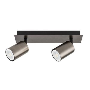 Rabalux Šedé stropní svítidlo Gerhard pro žárovku 2x GU10 73072 obraz